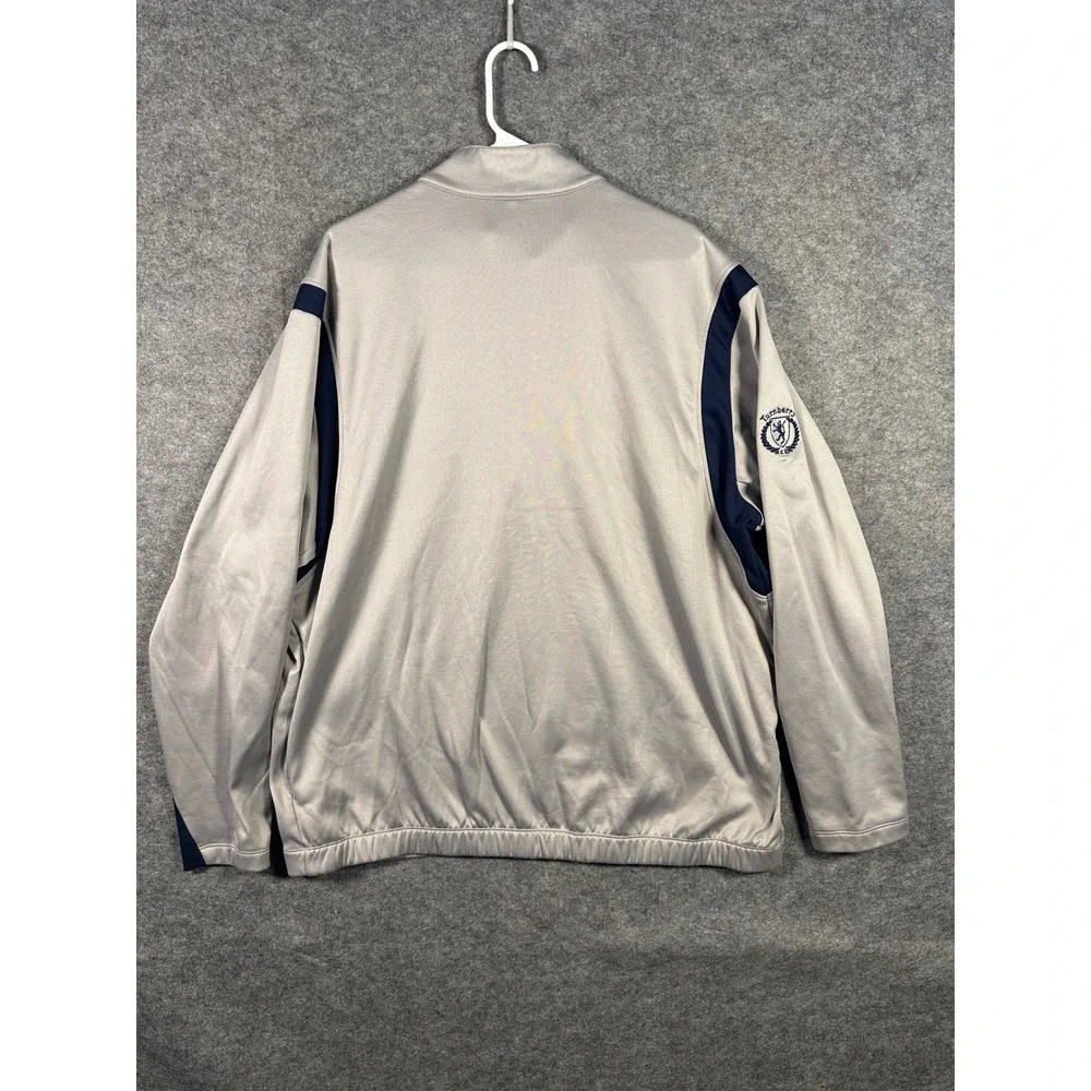 Nike‎ Golf Therma-FIT Turnberry Quarter Zip Pullover Gray XL Mens